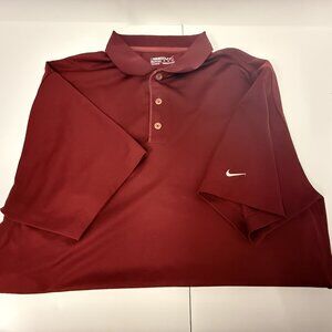 Nike Golf Men's S Polo Dri-Fit Polo Modern Fit Red XL